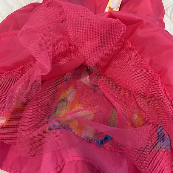 Place Baby Girls Party Dress Pink Multi-Color Print & Headband Band 12-18 months - Picture 7 of 12